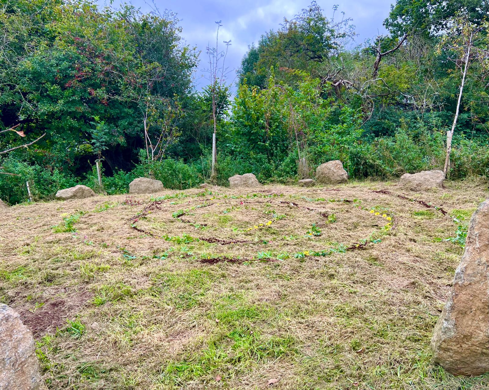 Stone circle at the Field of Possibility